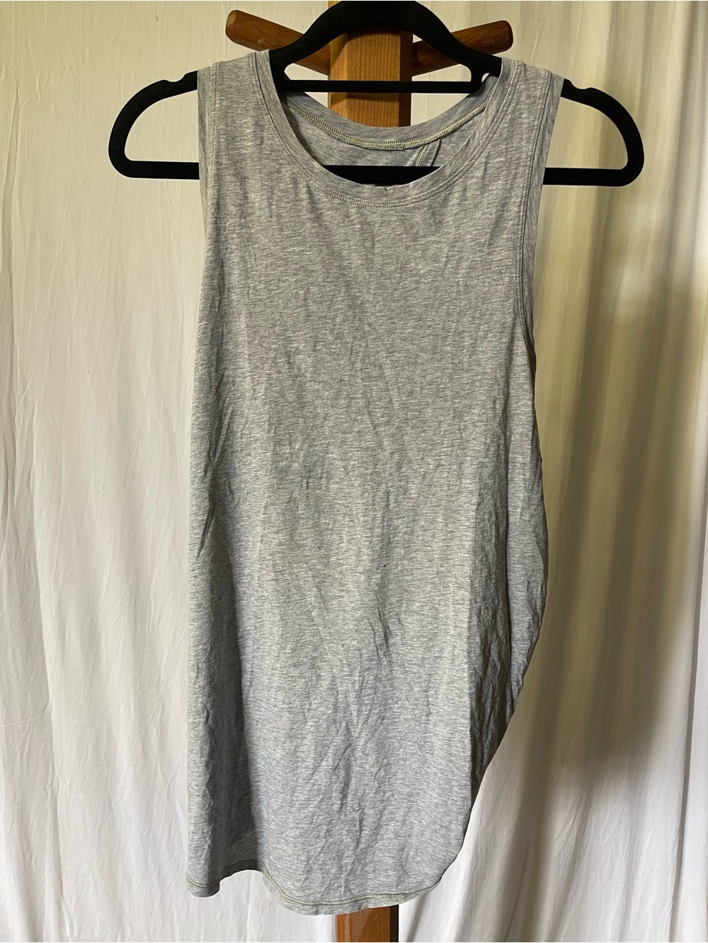 lululemon athletica Heather Gray Sleeveless Tank Dress